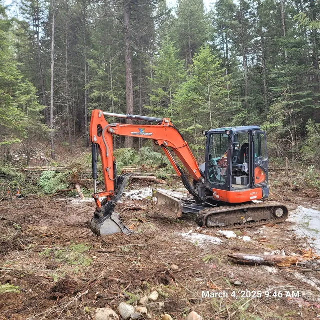 Land excavation Priest River ID